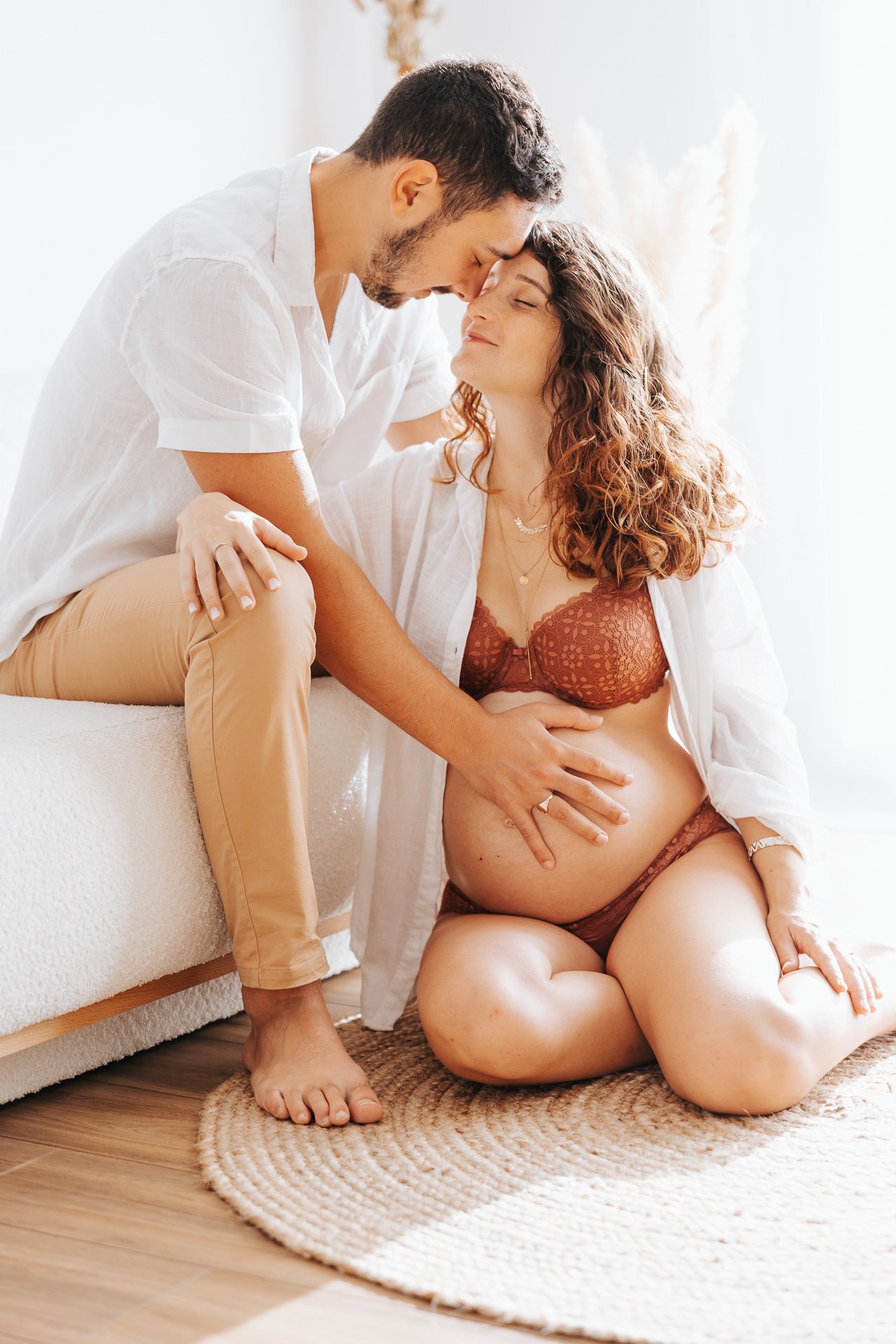 Photographie couple et maternité